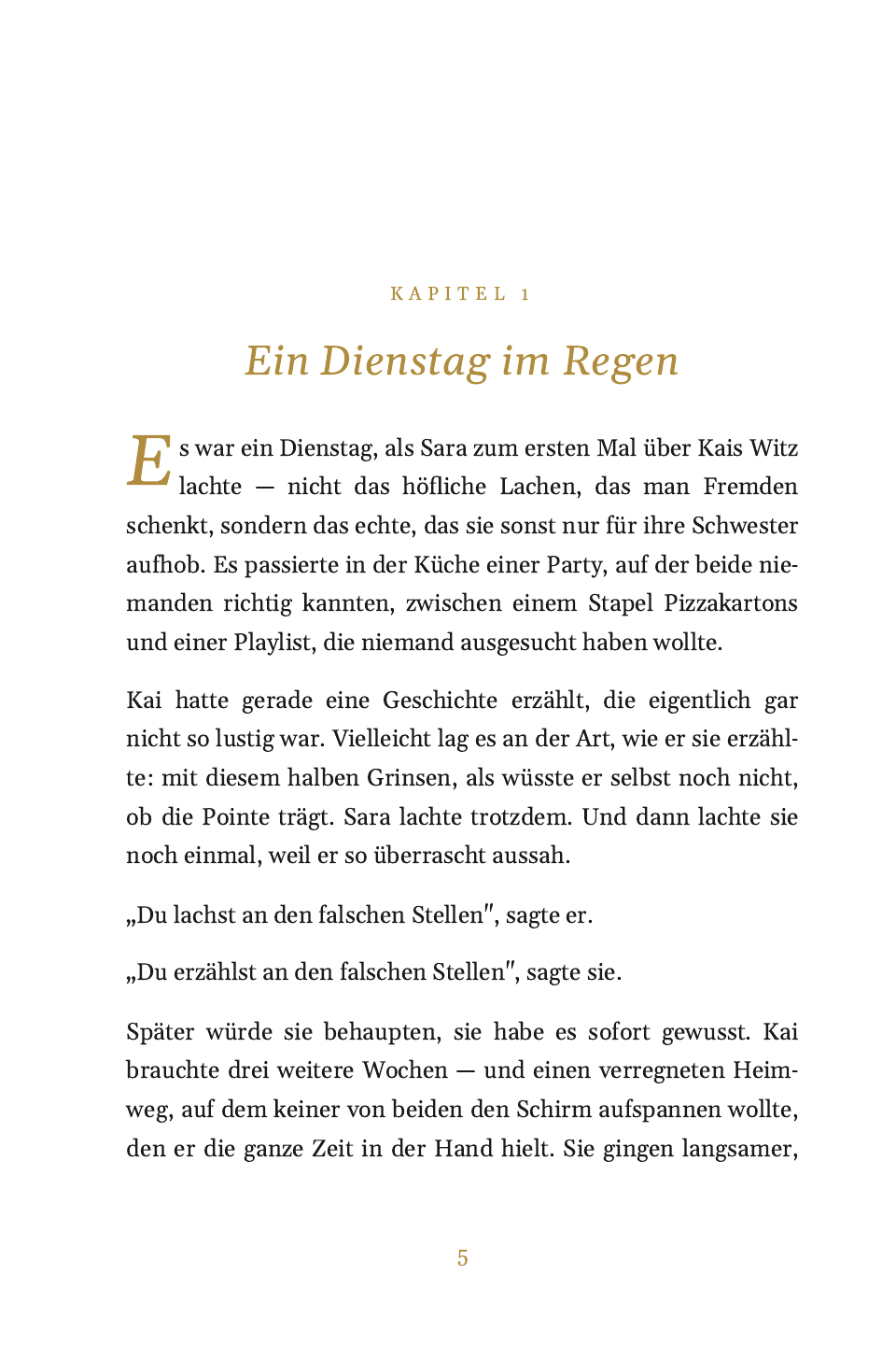 Echte Kapitelseite aus einem MyStooory Buch