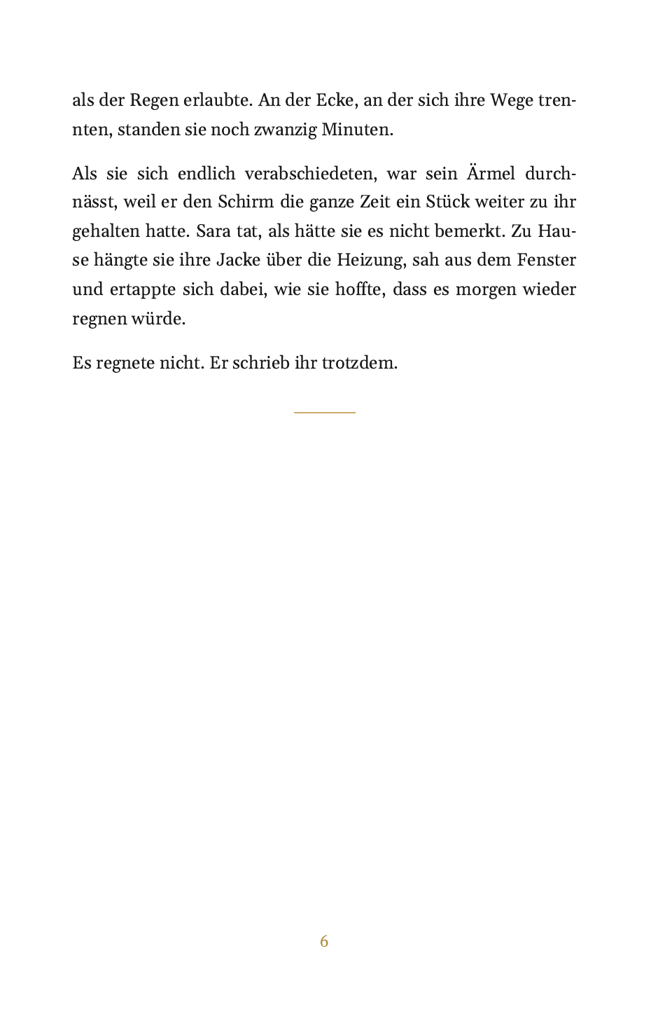 Echte Textseite aus einem MyStooory Buch